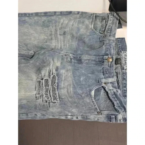 Men's Encrypted Supply Jeans, 42, Blue - Picture 4 of 9